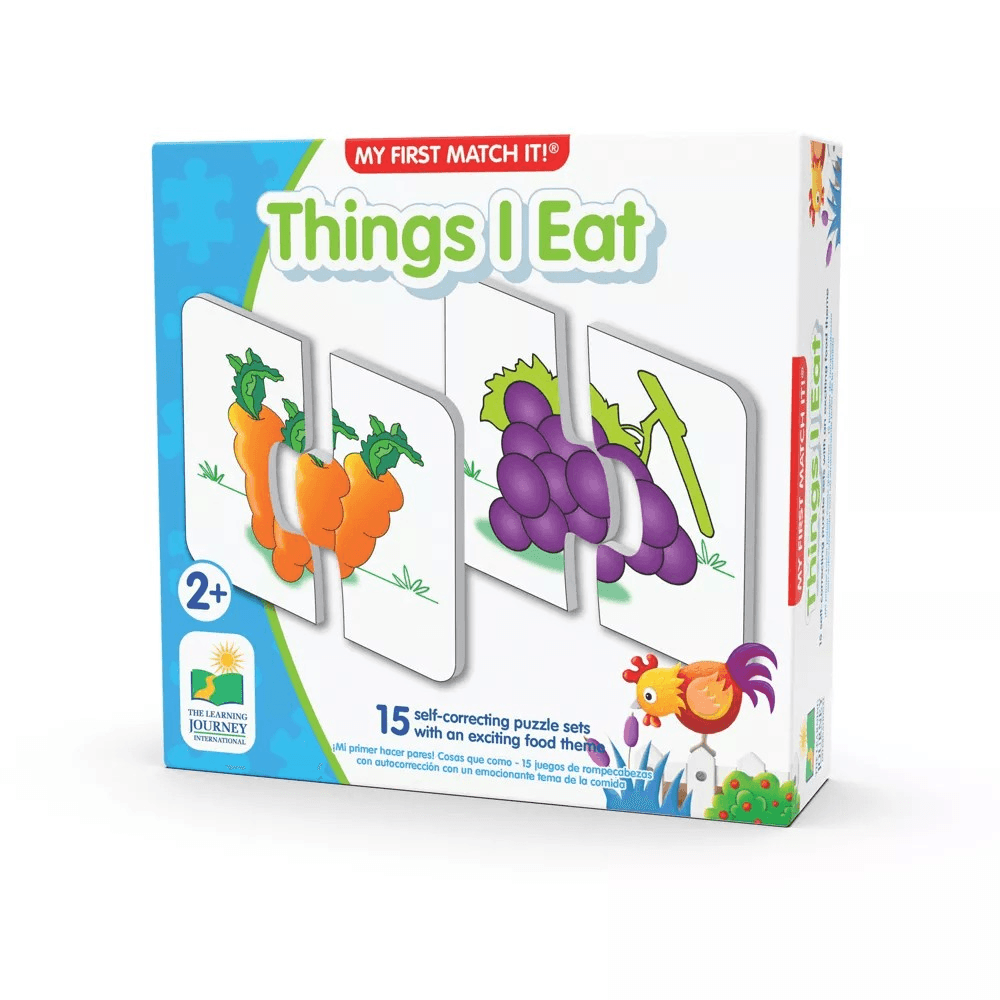 Match It Toddler Puzzle Set, Things I Eat – view 4