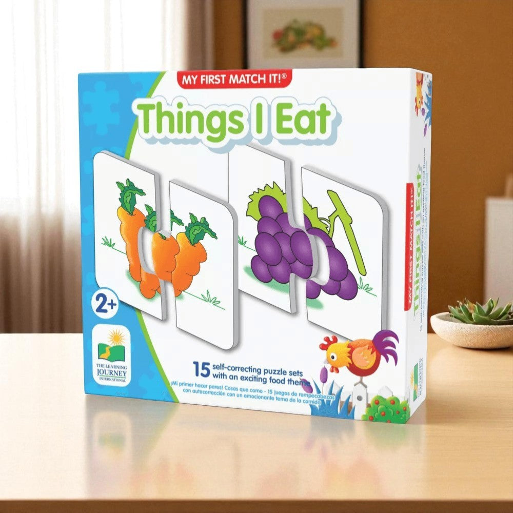 Match It Toddler Puzzle Set, Things I Eat