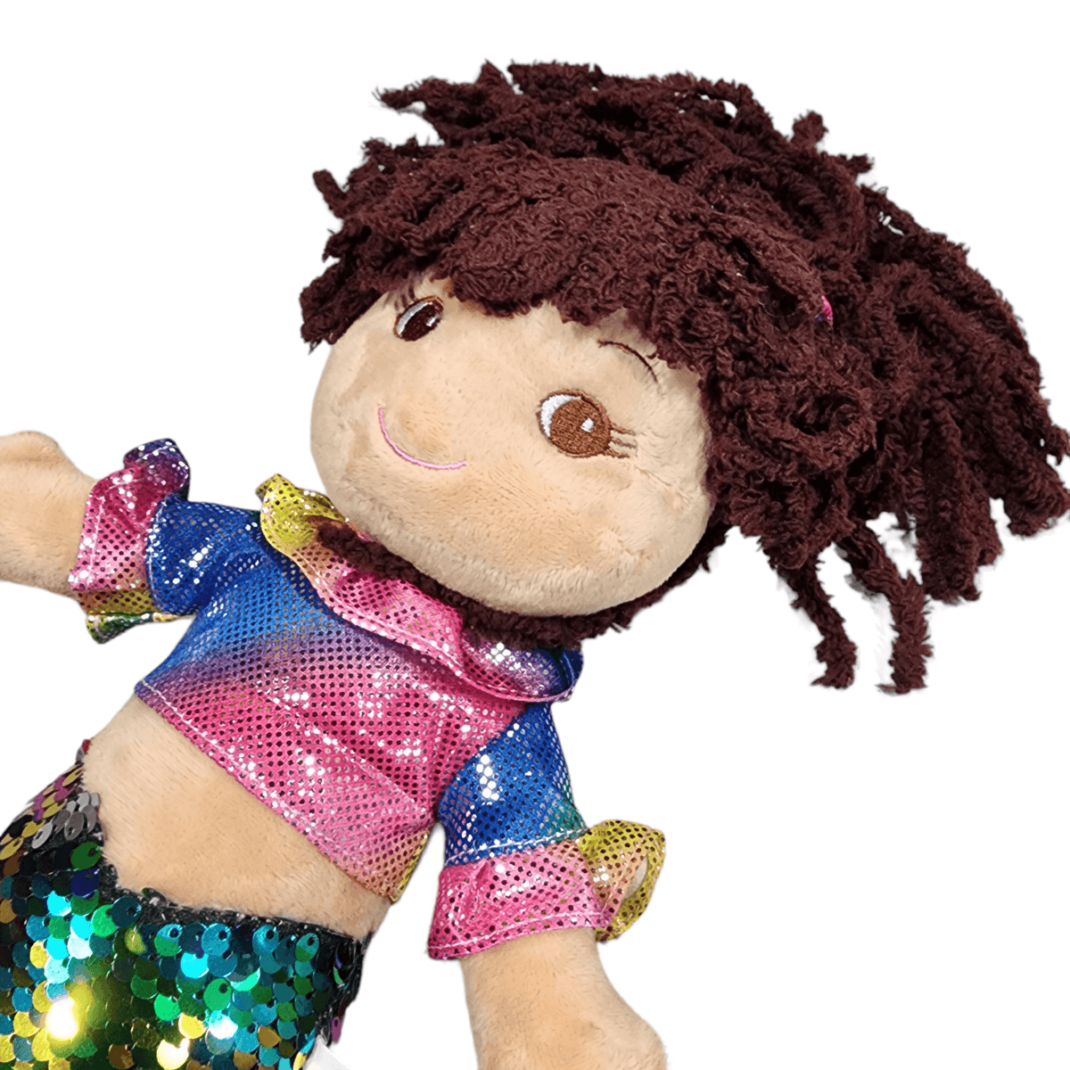 Mermaid Plush Doll with Sequin Tail, 14 Inch – view 11
