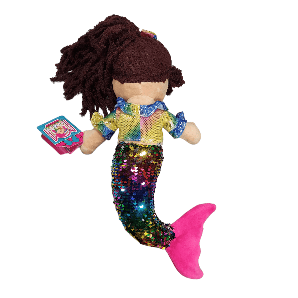 Mermaid Plush Doll with Sequin Tail, 14 Inch – view 13