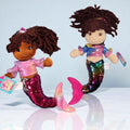 Mermaid Plush Doll with Sequin Tail, 14 Inch