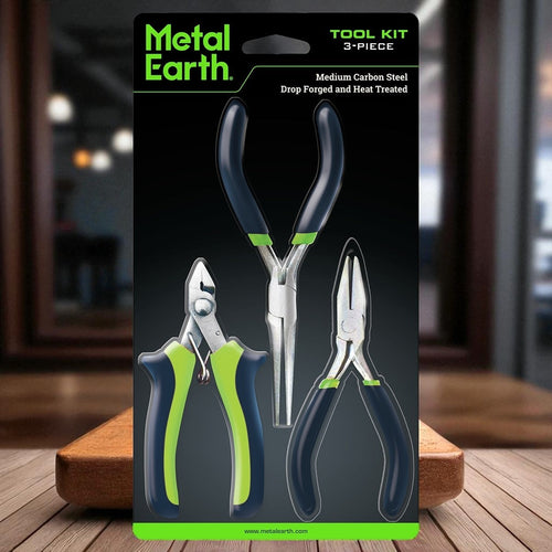 3D Metal Model Kit Tool Set, 3 Pieces