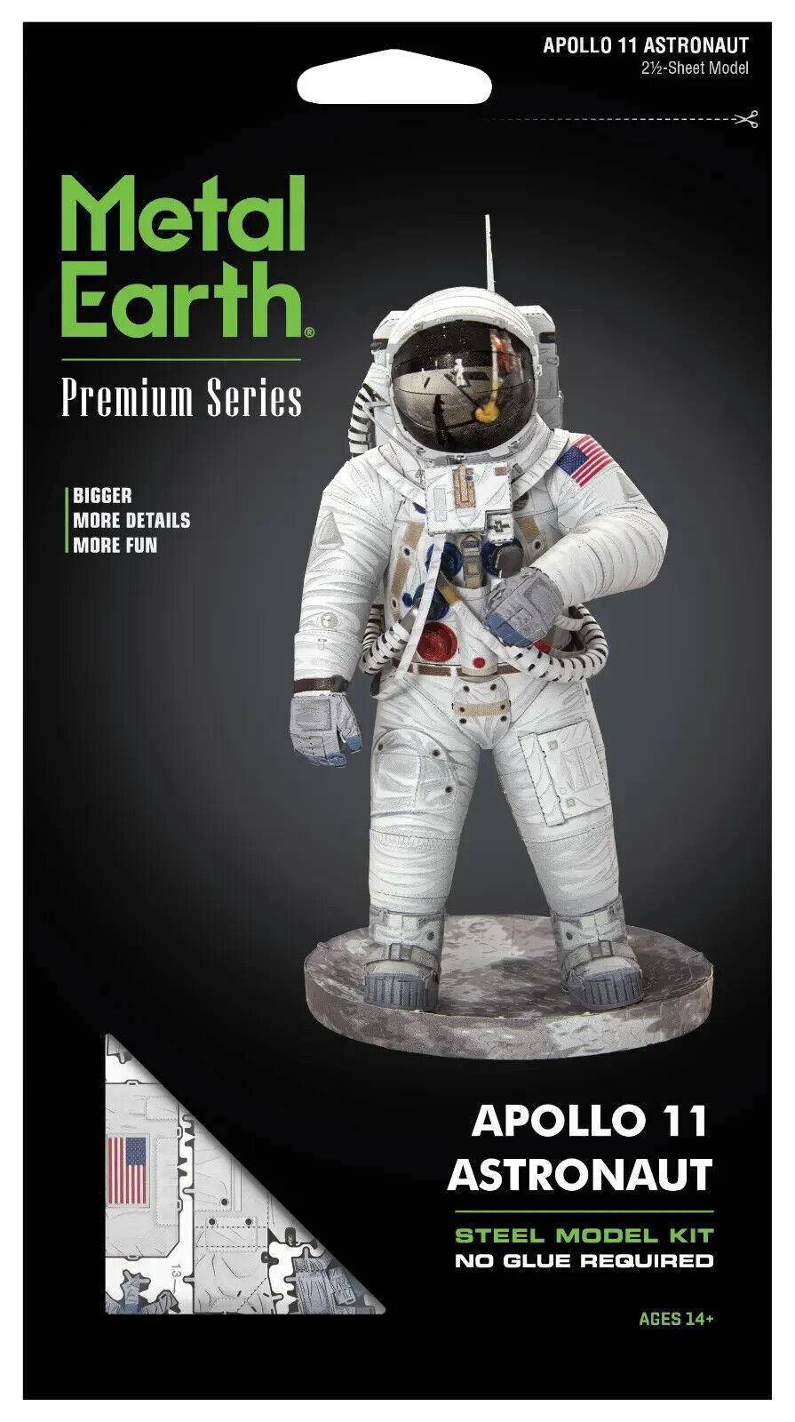 Apollo 11 Astronaut 3D Metal Model Kit, Premium Color – view 3