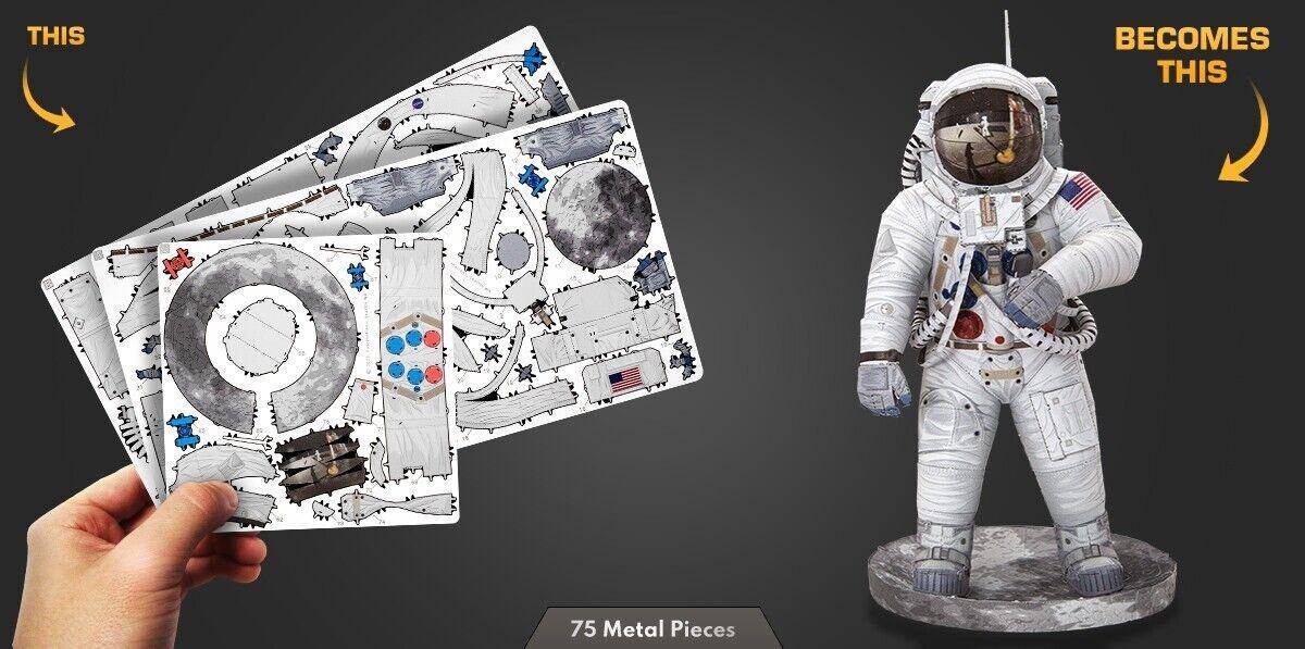 Apollo 11 Astronaut 3D Metal Model Kit, Premium Color – view 5