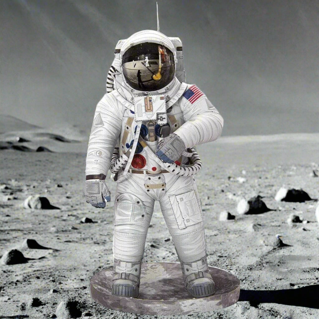 Apollo 11 Astronaut 3D Metal Model Kit, Premium Color
