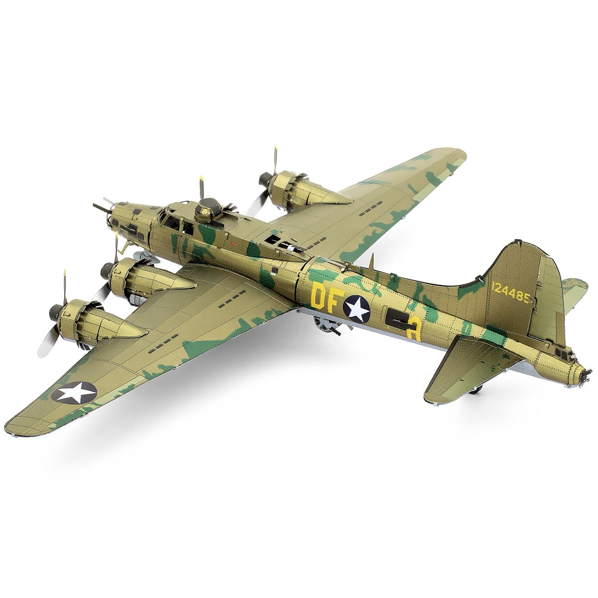 B-17 Flying Fortress Bomber 3D Metal Model Kit – view 3