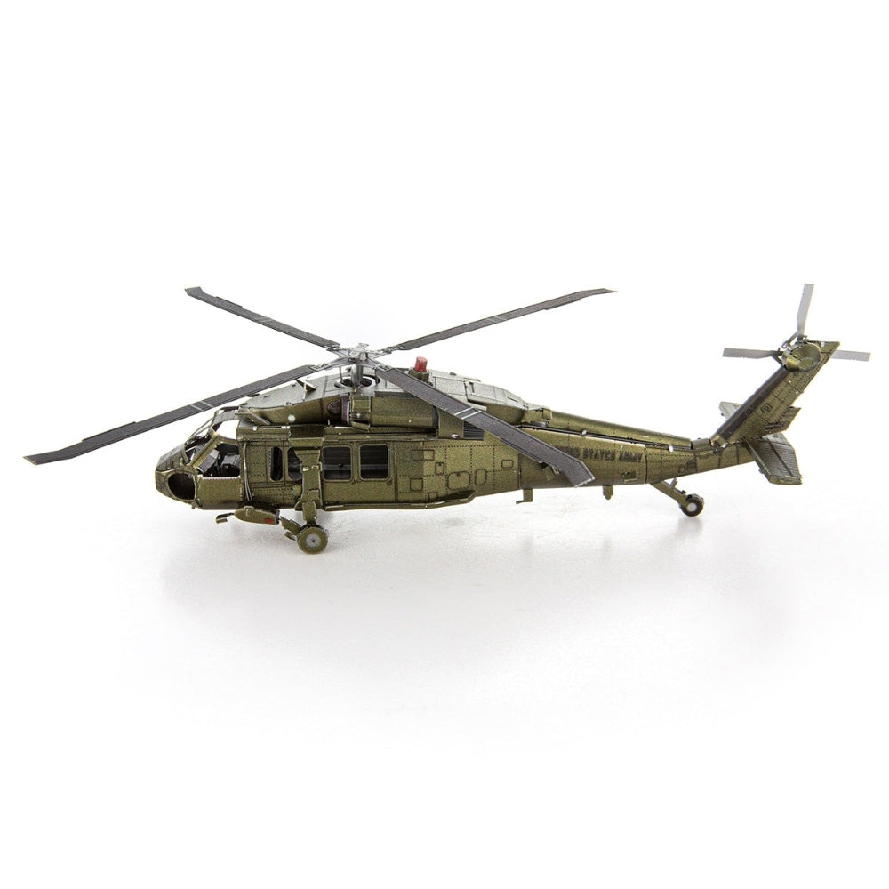 Black Hawk Helicopter 3D Metal Model Kit – view 3