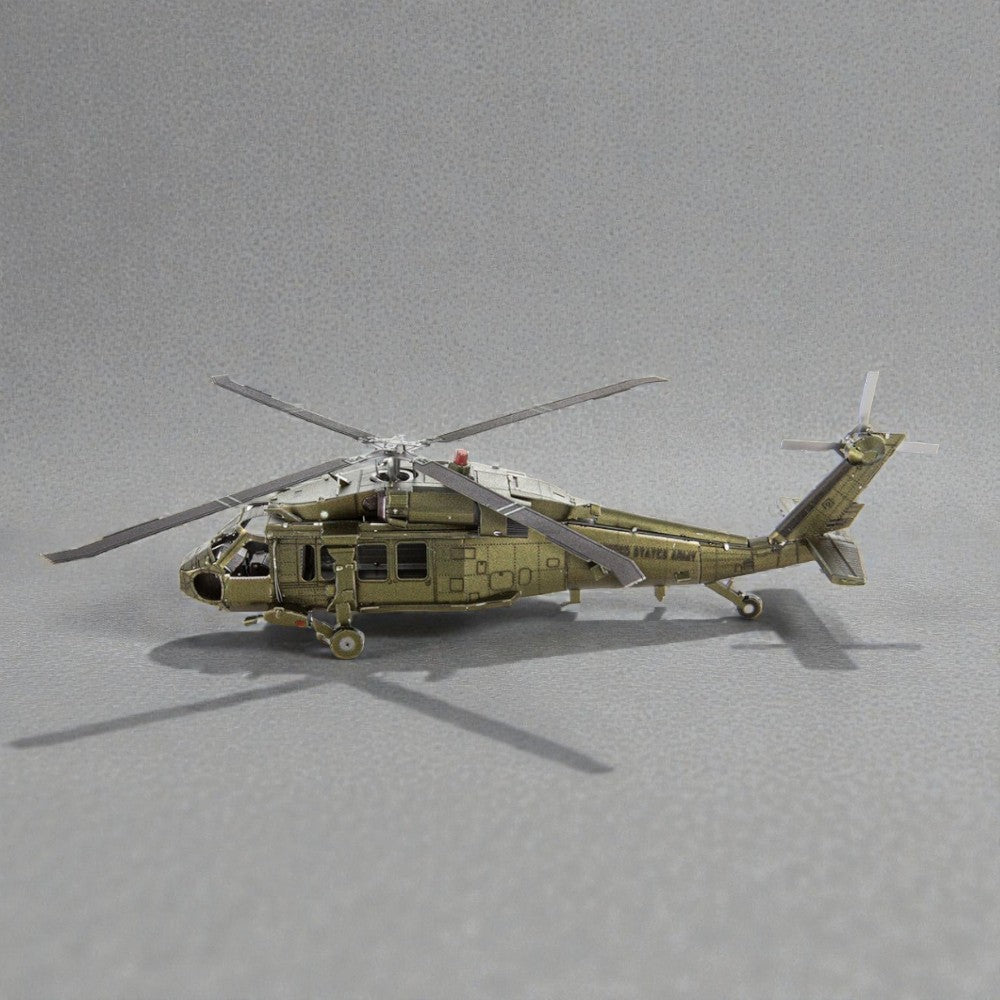 Black Hawk Helicopter 3D Metal Model Kit