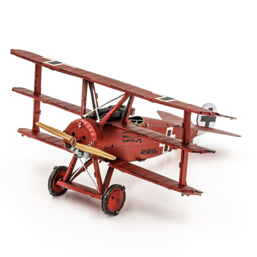 Fokker Triplane WWI Fighter 3D Metal Model Kit – view 2