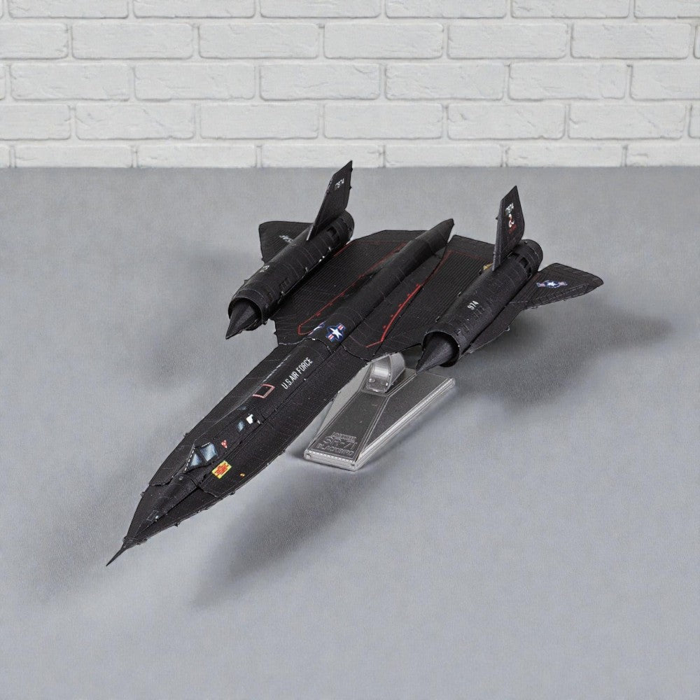 SR-71 Blackbird Spy Plane 3D Metal Model Kit