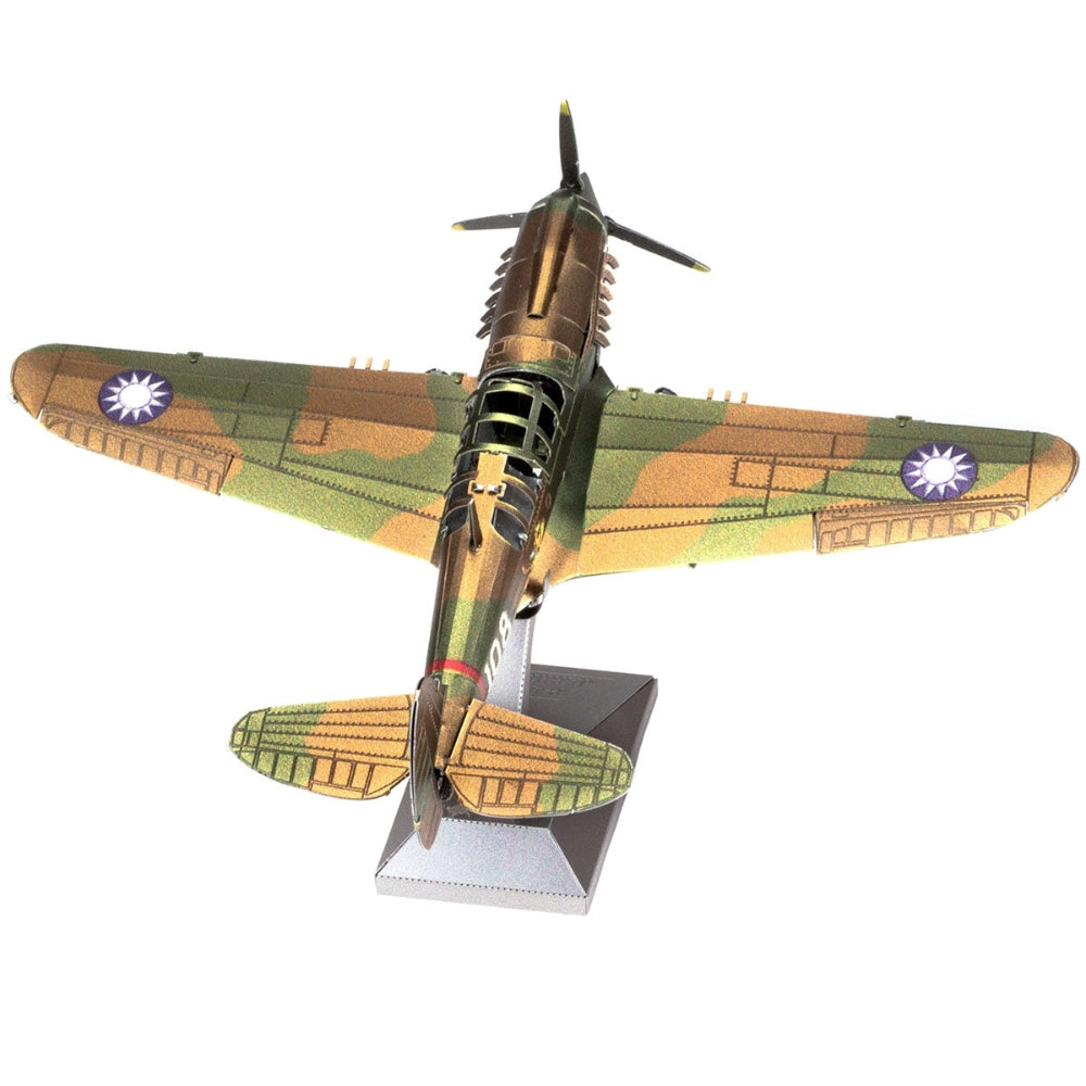 P-40 Warhawk Fighter Plane 3D Metal Model Kit – view 4