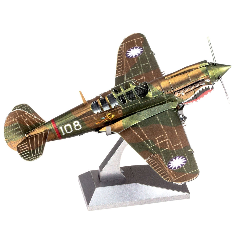 P-40 Warhawk Fighter Plane 3D Metal Model Kit – view 5