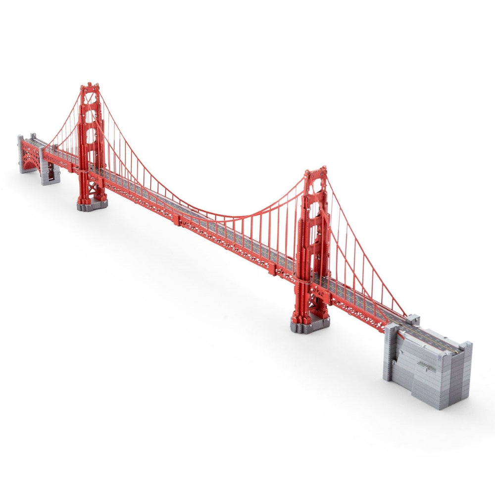 Golden Gate Bridge 3D Metal Model Kit, Premium Color – view 3