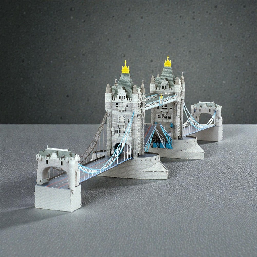 London Tower Bridge 3D Metal Model Kit, Premium Color