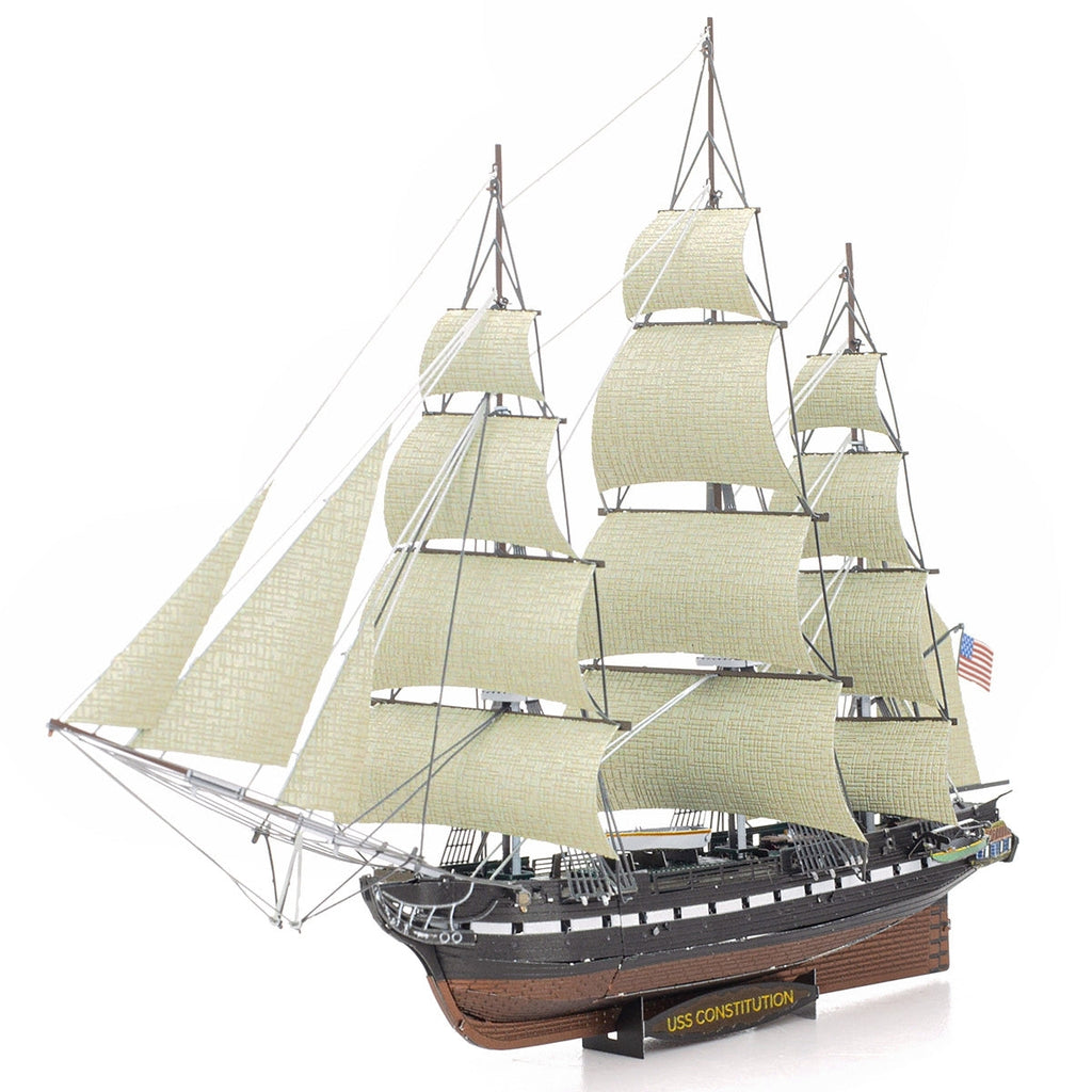USS Constitution Tall Ship 3D Metal Model Kit – view 2
