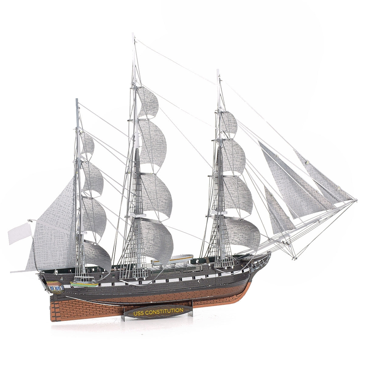 USS Constitution Tall Ship 3D Metal Model Kit – view 5