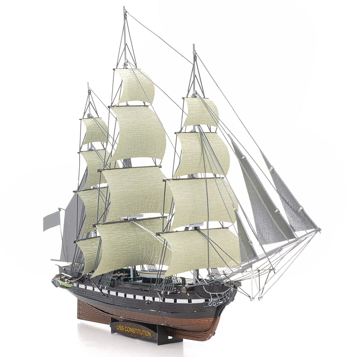 USS Constitution Tall Ship 3D Metal Model Kit – view 6