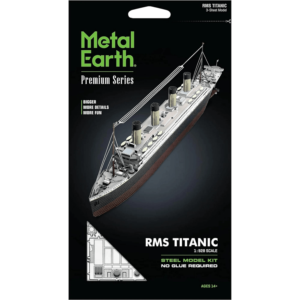 RMS Titanic Ocean Liner 3D Metal Model Kit – view 3