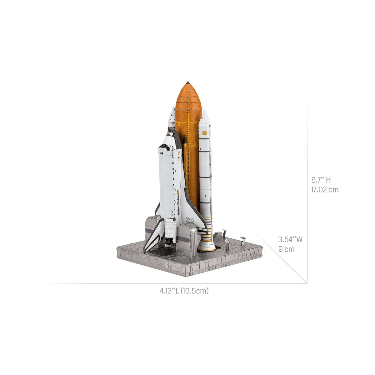 Space Shuttle Launch Pad 3D Metal Model Kit – view 2