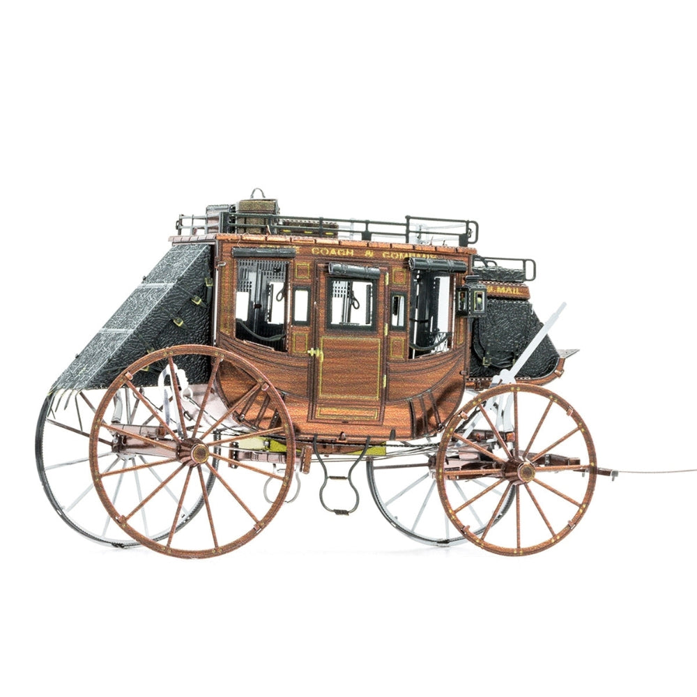 Wild West Stagecoach 3D Metal Model Kit – view 5
