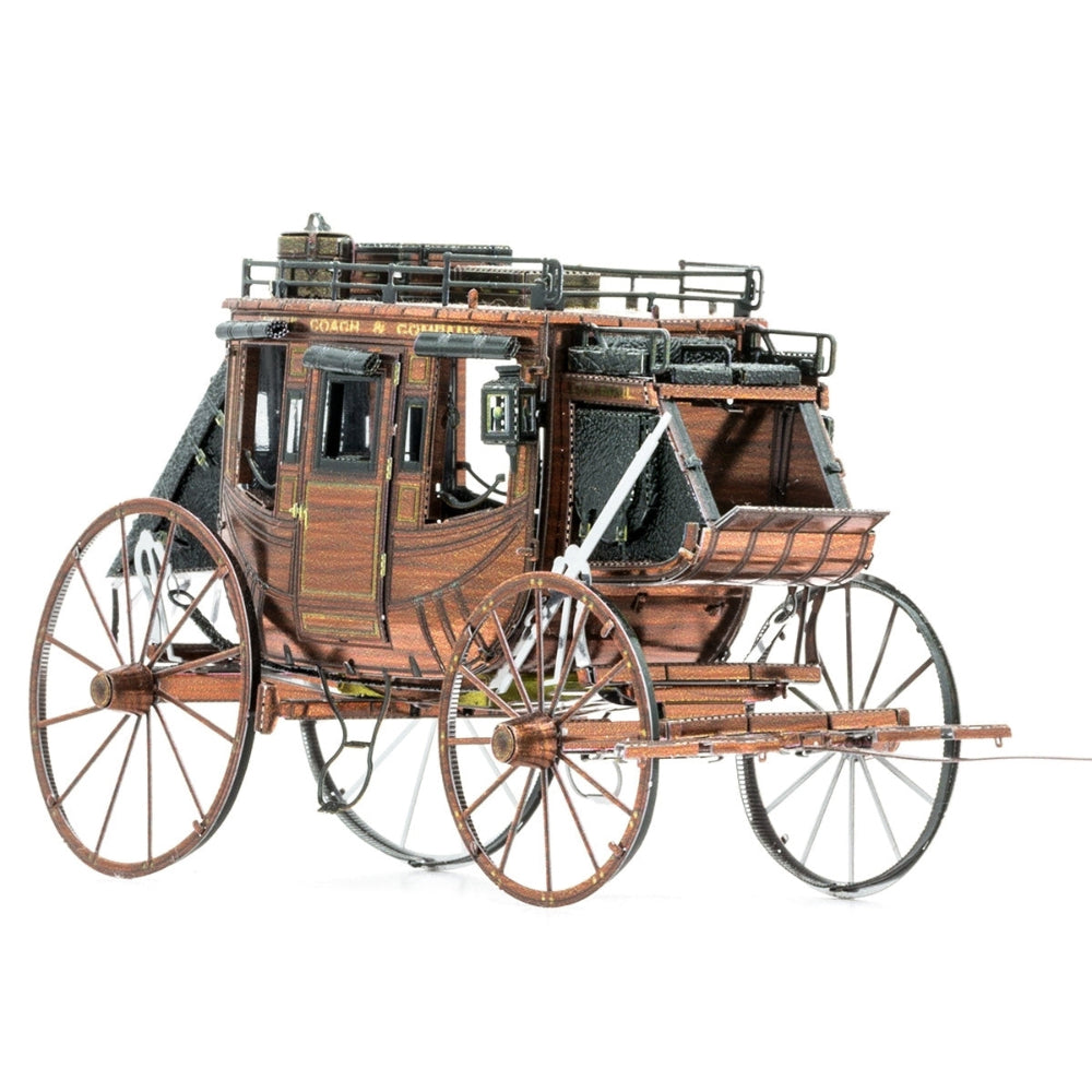 Wild West Stagecoach 3D Metal Model Kit – view 6