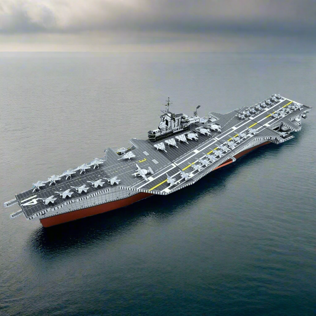 USS Midway Aircraft Carrier 3D Metal Model Kit