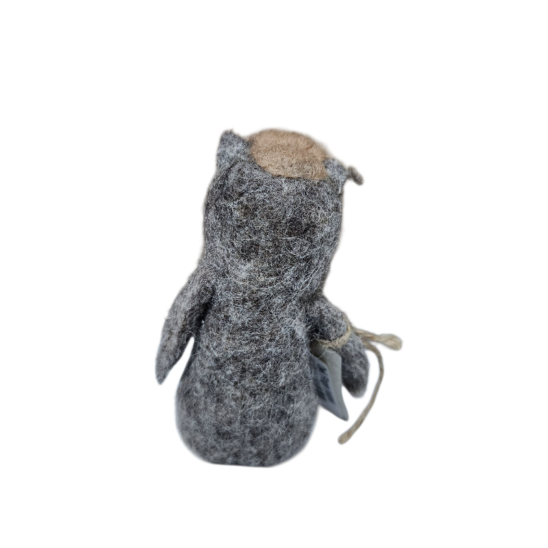 Owl Felt Finger Puppet, Handcrafted – view 4
