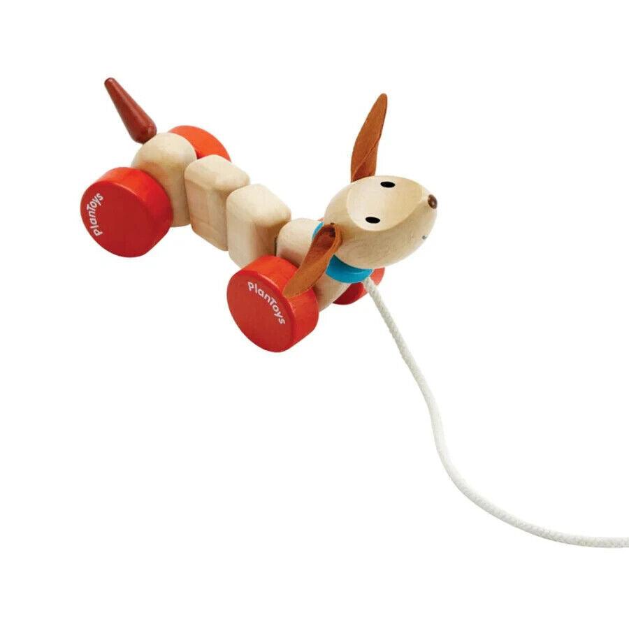Happy Puppy Wooden Pull-Along Toy – view 4