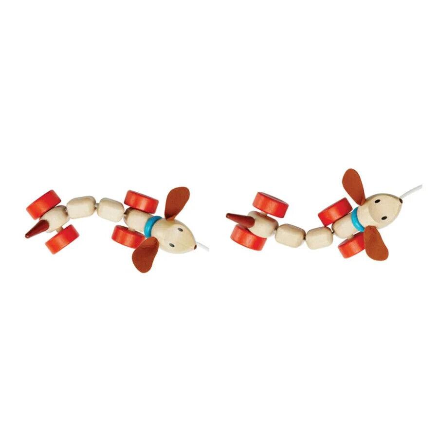 Happy Puppy Wooden Pull-Along Toy – view 5