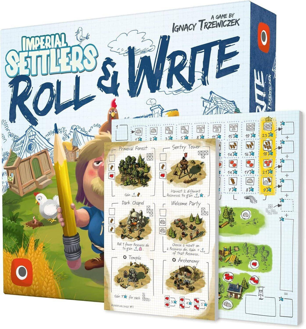 Imperial Settlers Roll & Write Board Game – view 3