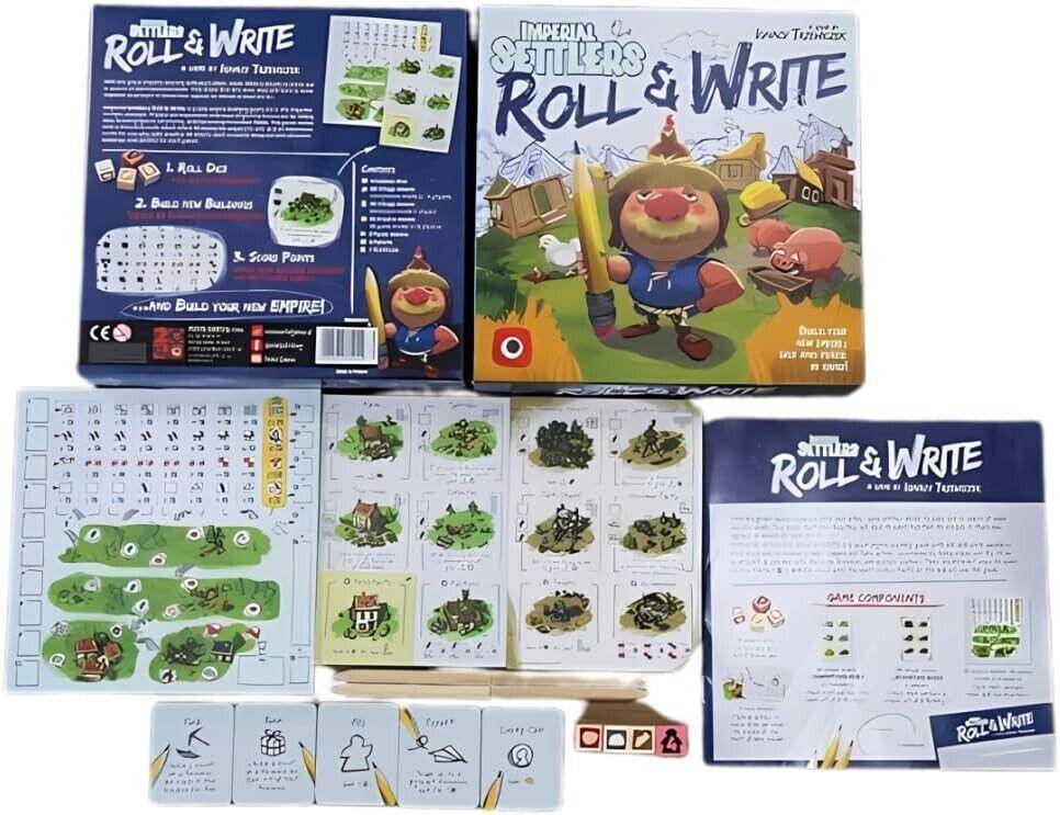 Imperial Settlers Roll & Write Board Game – view 4