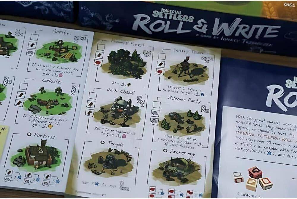 Imperial Settlers Roll & Write Board Game – view 6