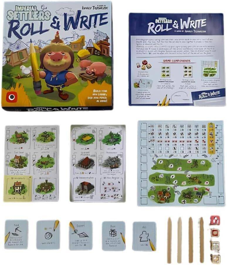 Imperial Settlers Roll & Write Board Game – view 7