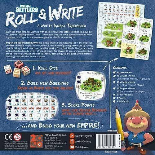 Imperial Settlers Roll & Write Board Game – view 8