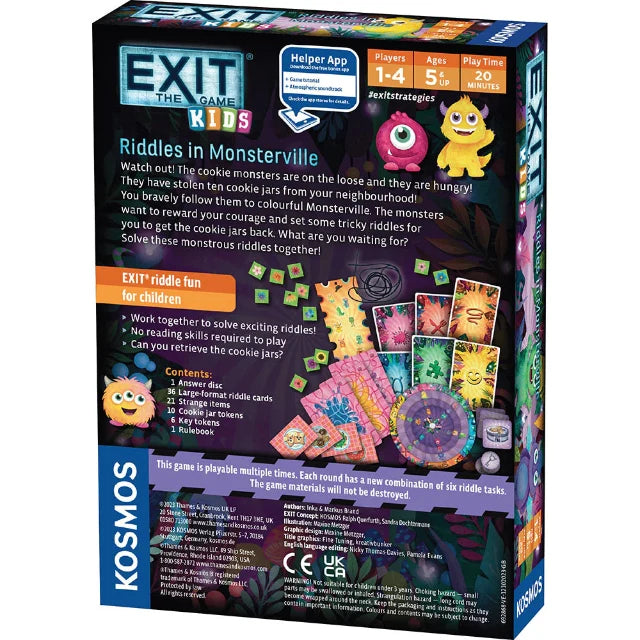 Kids Escape Room Game, Riddles in Monsterville – view 3