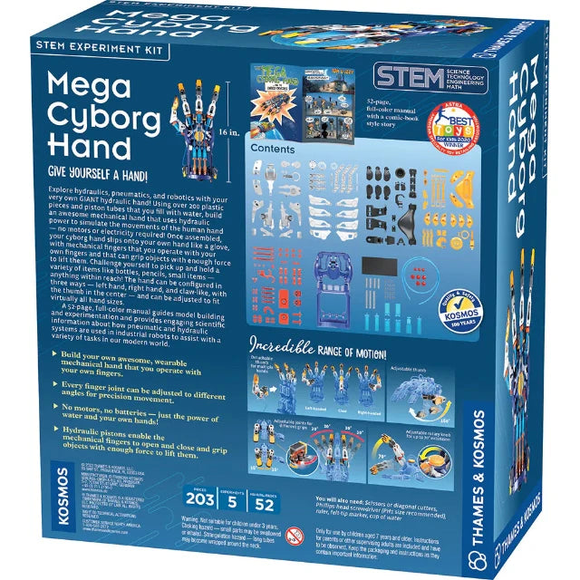 Mega Cyborg Hand Hydraulic STEM Kit – view 3