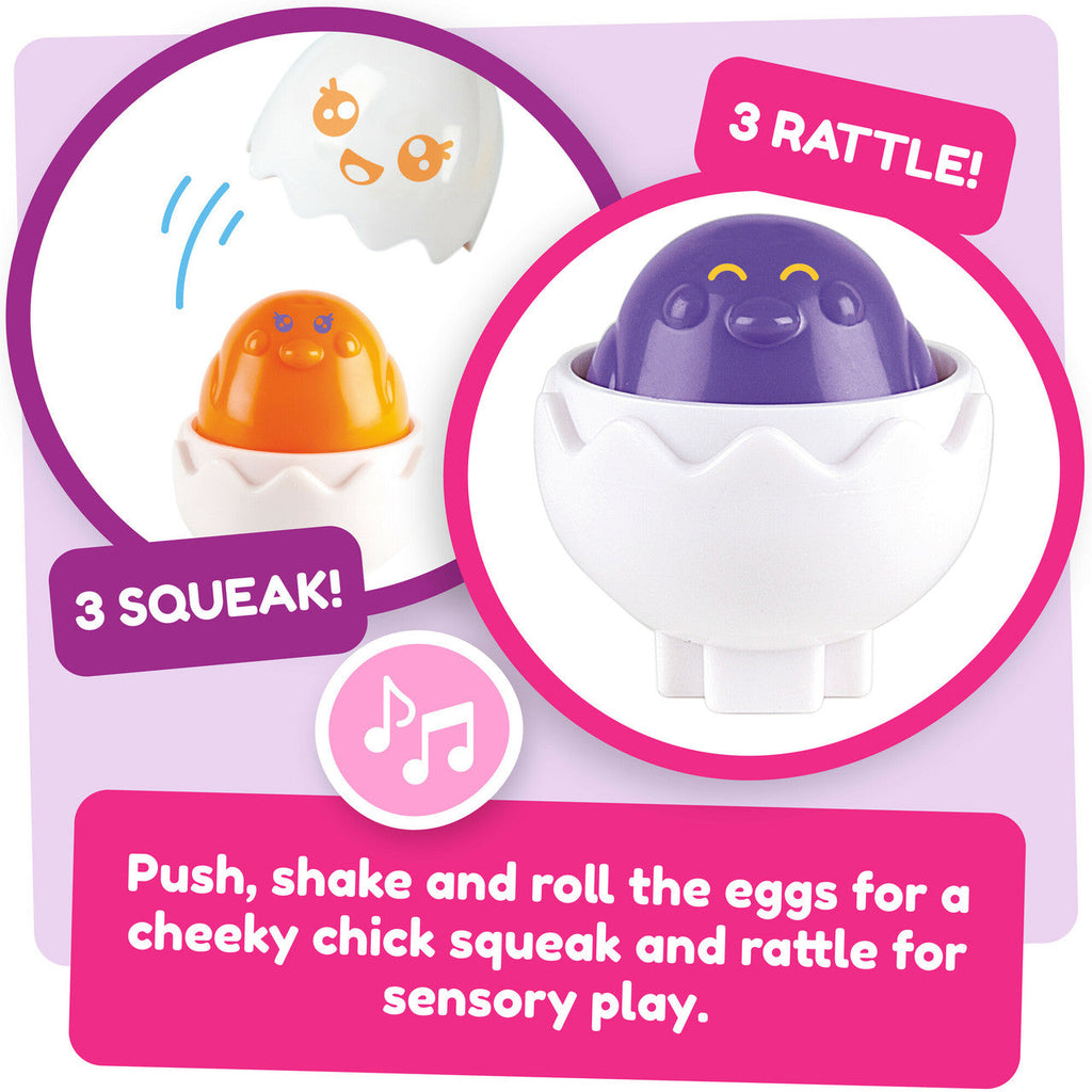 Hide & Squeak Eggs Shape Sorter for Toddlers – view 6