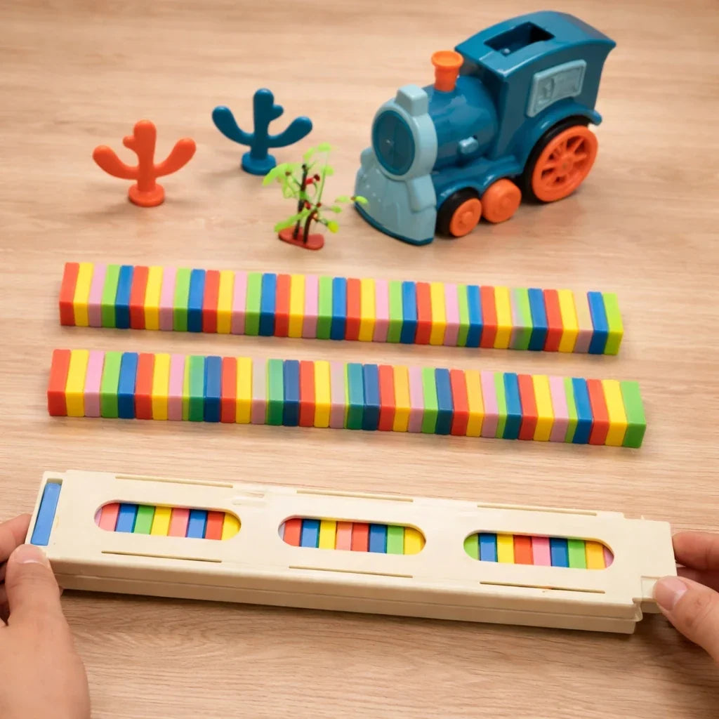 Domino Train Toy Set, Lays Dominoes Automatically – view 5