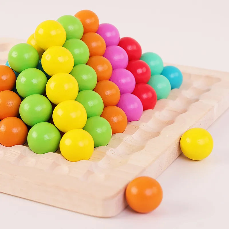 Bead Strategy Board Game with Colorful Beads – view 5