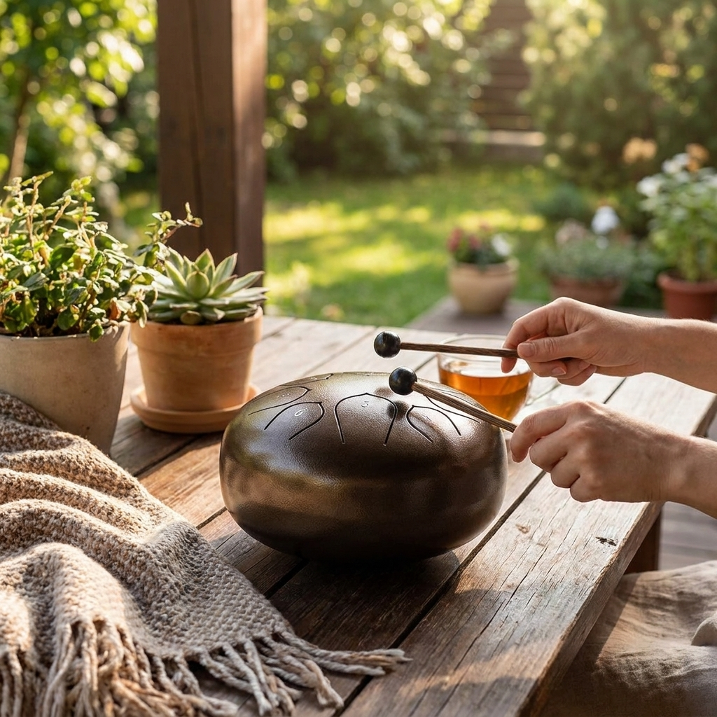 Tongue Drum Music Instrument with Soothing Sounds – view 16