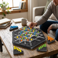 Rubber Band Puzzle Game with Colorful Shapes