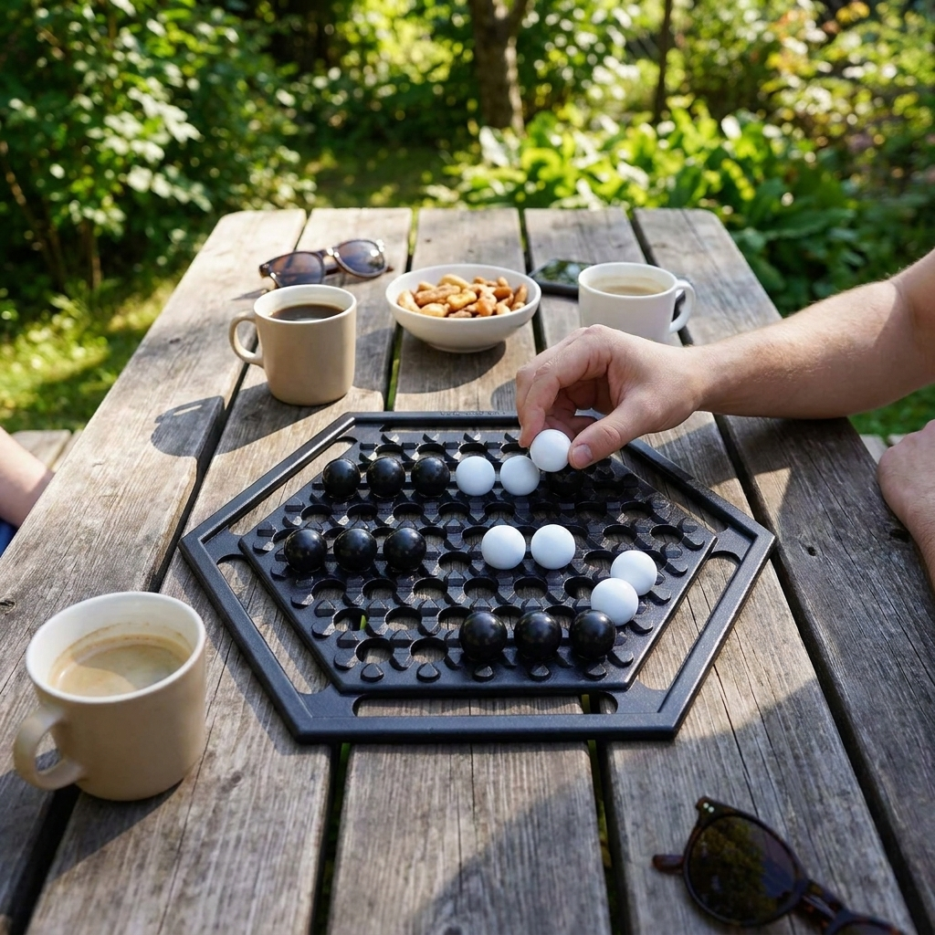 Marble Strategy Board Game for 2 Players