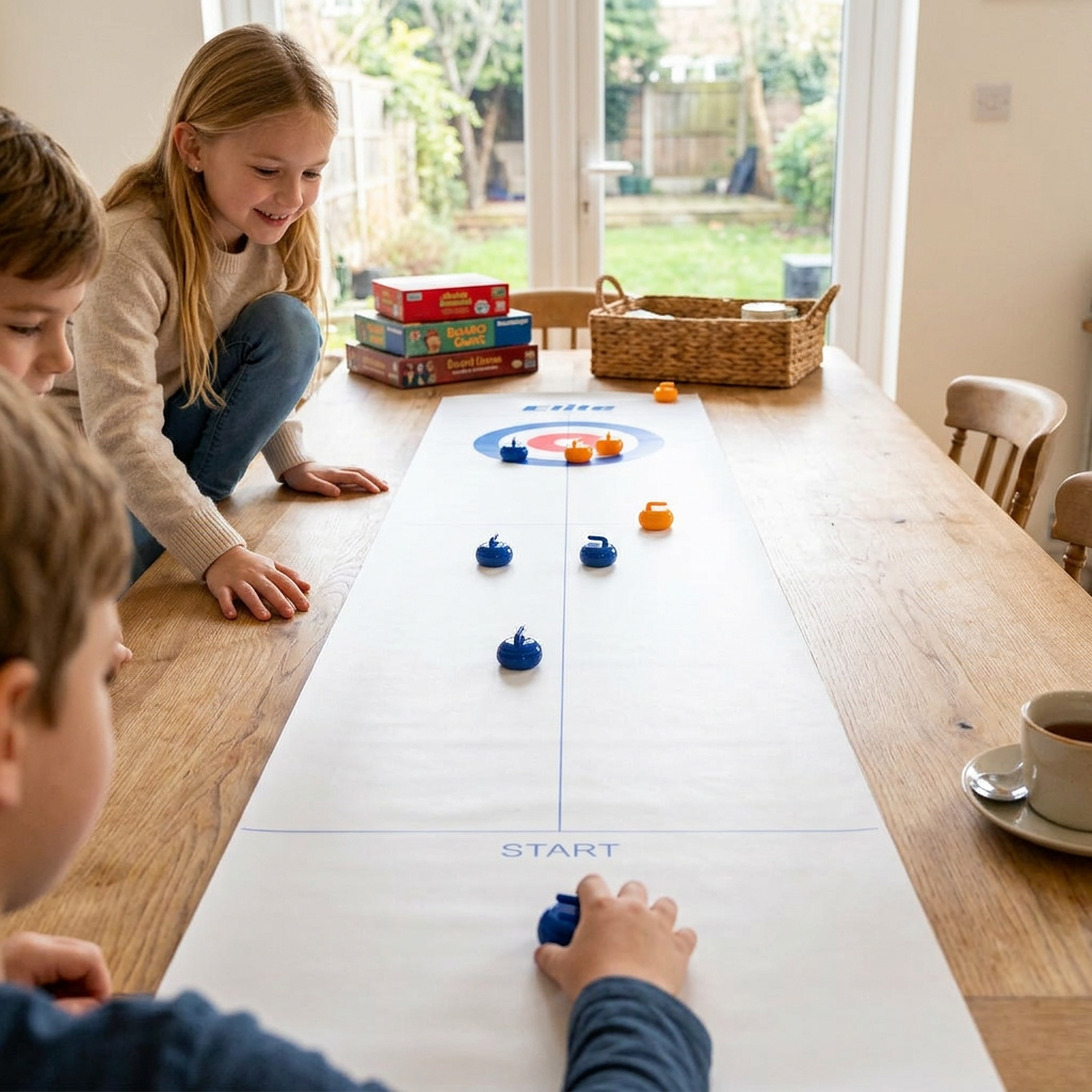 Indoor Curling Game Set