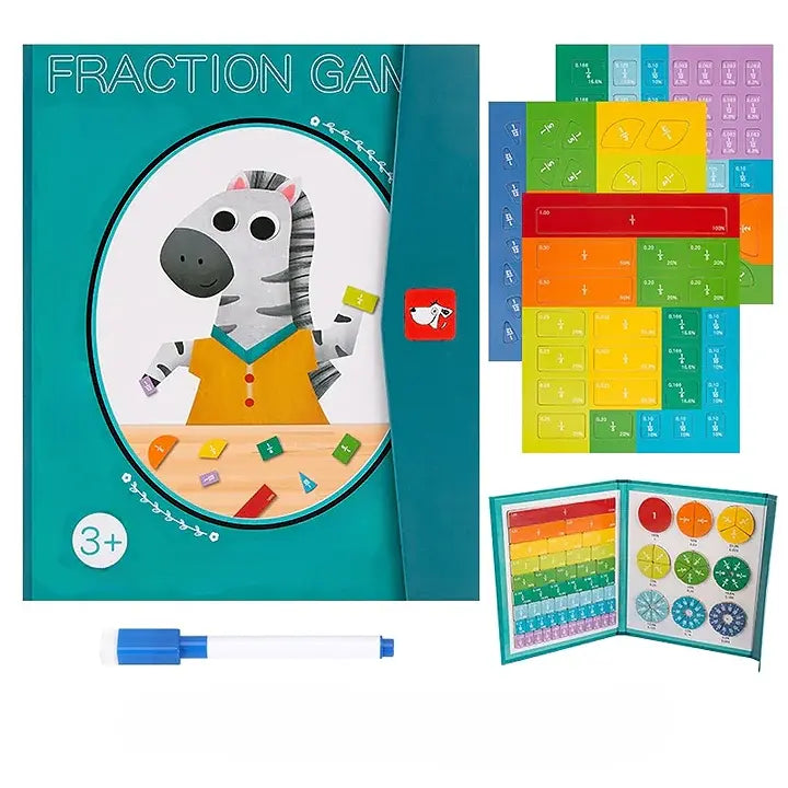 Magnetic Fraction Set for Kids Math Learning – view 7