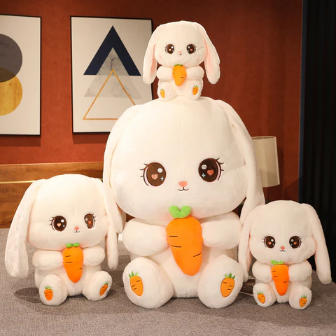 Plush Bunny Stuffed Animal, Soft Fluffy Rabbit Toy – view 7
