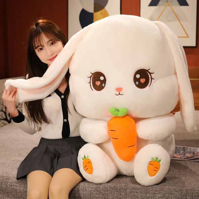 Plush Bunny Stuffed Animal, Soft Fluffy Rabbit Toy – view 8