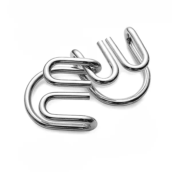 Metal Puzzle Rings Brain Teaser Set – view 6