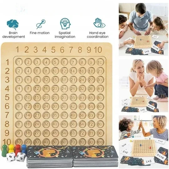 Educational Multiplication Board Game for Kids – view 3