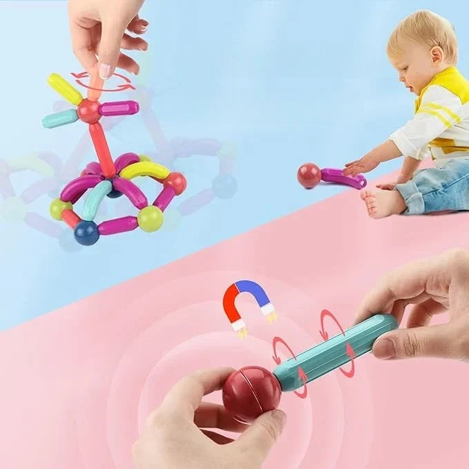Magnetic Building Blocks Set for Kids – view 5