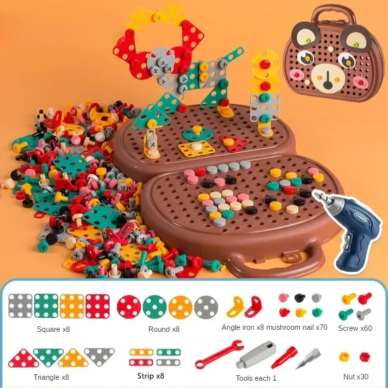 STEM Building Set for Kids, Take Apart Screw and Bolt Construction Toy – view 3
